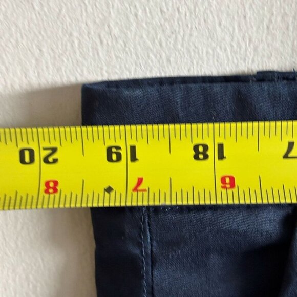 Lululemon Men Front Button Closure Two Side Back Pocket Trouser Navy Blue Sz 38 - Picture 3 of 14